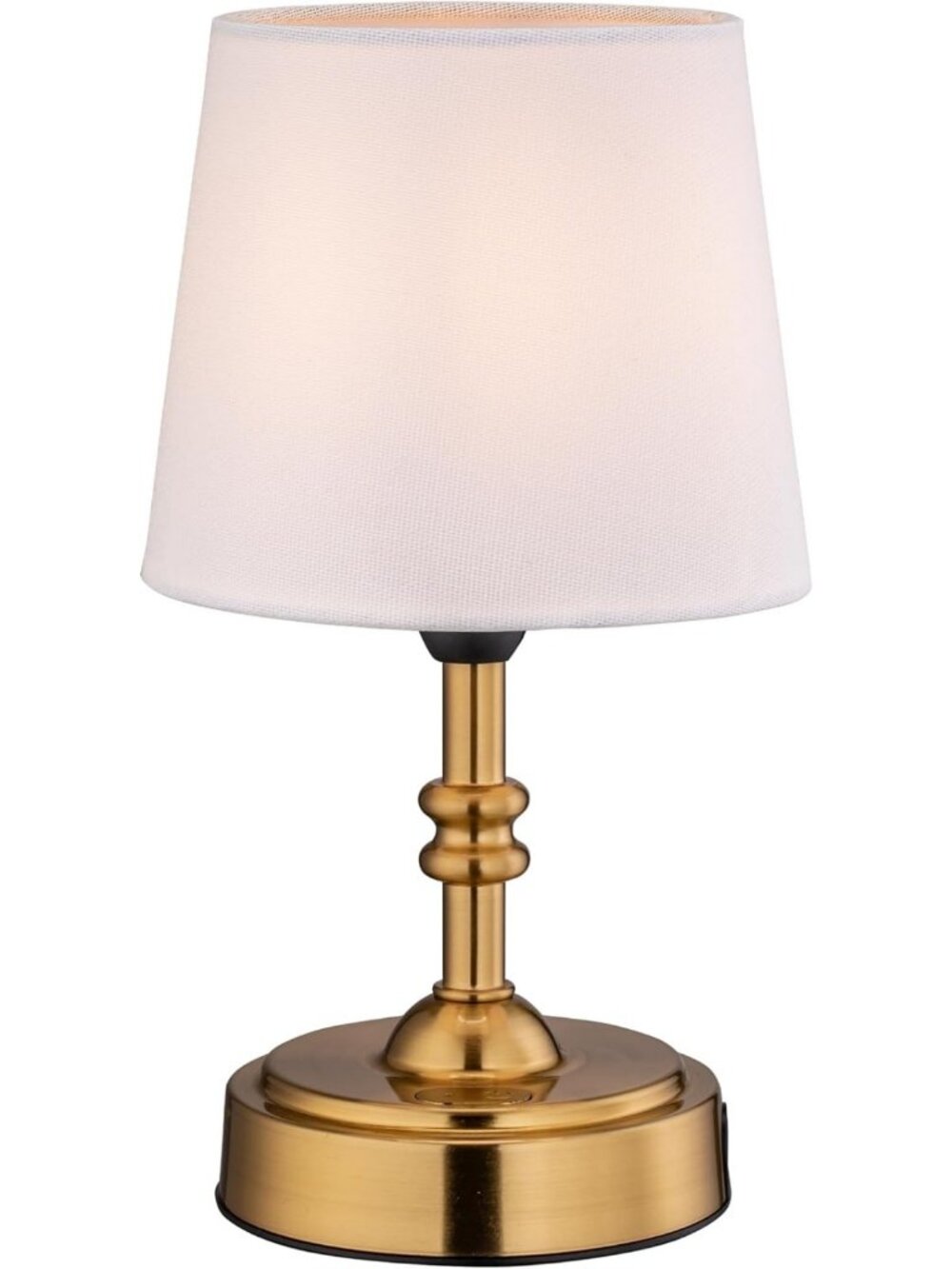 Cordless LED Mini Table Lamp with Dimmer, Rechargeable Battery, 3-Level